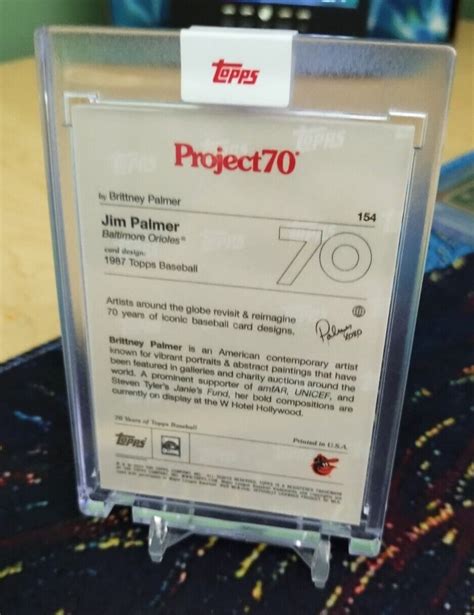 Topps Project Jim Palmer Baltimore Orioles Card