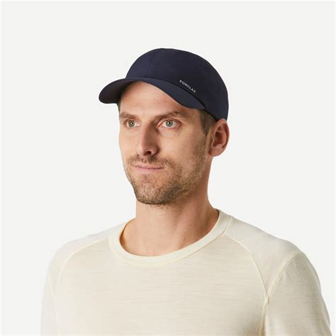 Hiking Cap Travel 100 Navy Blue Asphalt Blue Carbon Grey Forclaz