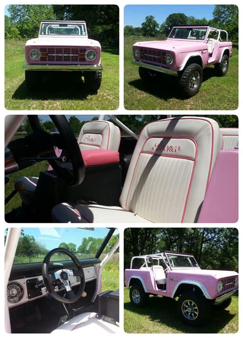 Pink Ford Bronco Ford Bronco Classy Cars Bronco