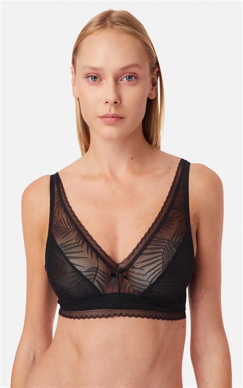 Γυναίκα Lingerie Σουτιέν Queen Τριγωνική Bralette με βαθύ ντεκολτέ