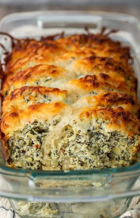 Spinach Artichoke Dip Pull Apart Bread Recipe The Cookie Rookie®