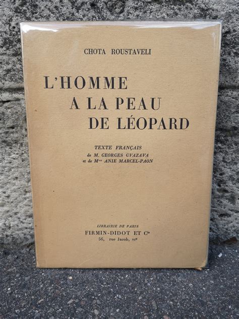 Lhomme a la peau de léopard Bouquinistes de Paris