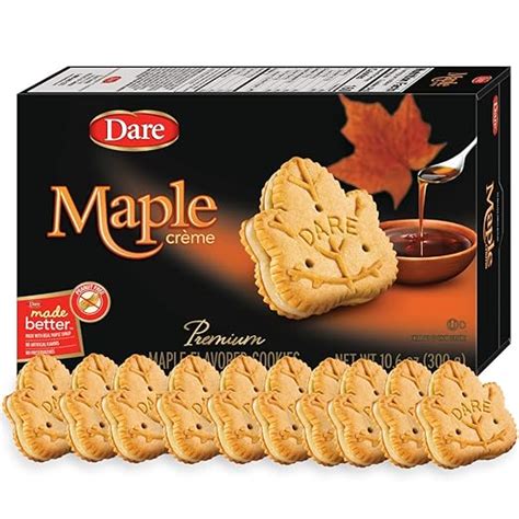 Amazon Dare Maple Leaf Crème Cookies Classic Canadian Cookie