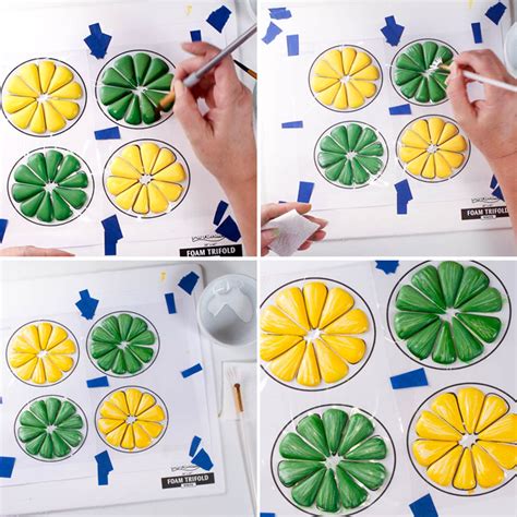 How To Make Cute Lemon And Lime Royal Icing Transfers The Bearfoot Baker