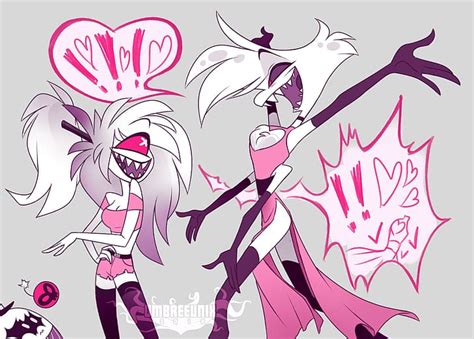 Online crop | HD wallpaper: cherri Bomb, angel dust, Hazbin Hotel | Wallpaper Flare