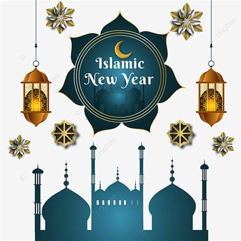 Islamic New Year Vector Hd PNG Images Classic Islamic New Year Castle