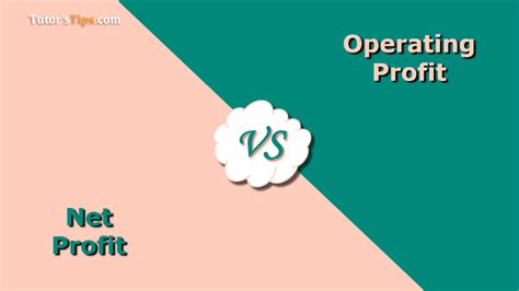 Difference Between Operating Profit And Net Profit Tutors Tips