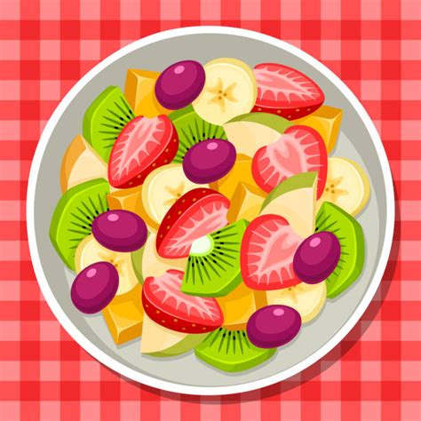 Tropical Fruit Salad Clip Art