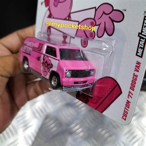 Hot Wheels CUSTOM 77 DODGE VAN Franken Berry 2011 Hotwheels Nostalgic Brands General Mills