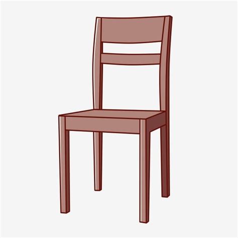 Wooden Chairs White Transparent Brown Wooden Chair Illustration Brown