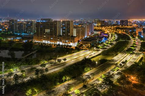 Top View Aerial Of Nguyen Van Linh Road Area Phu My Hung New Urban Ho