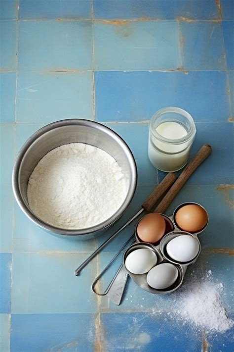 table  white spoon  measuring cup  baking background