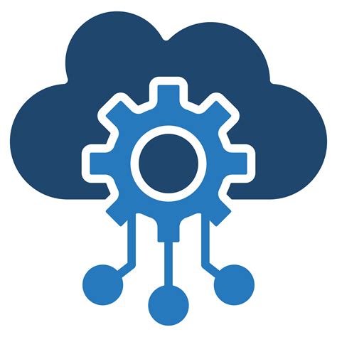 Cloud Integration Services Icon Line Vector Illustration 35193631