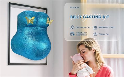 Krstartiz Belly Cast Kit Pregnancy Keepsake Making Kit