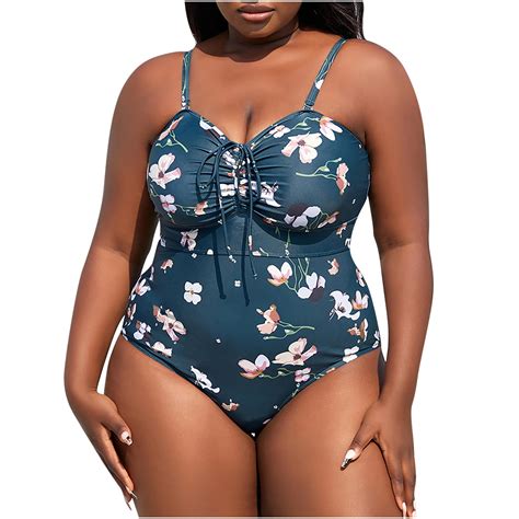 Seaopen Womens Plus Size Boyleg One Piece Athletic Swimsuit Full