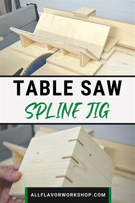 How To Make A Spline Jig For Table Saw Step By Step Artofit