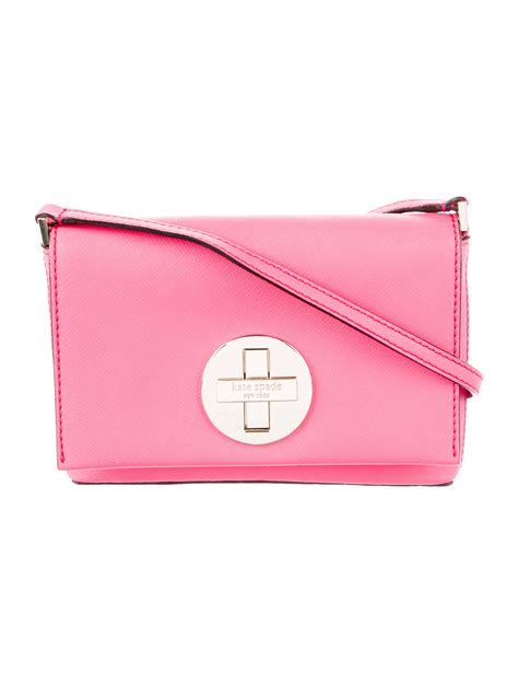 Kate Spade New York Leather Crossbody Bag Pink Crossbody Bags Handbags Wka282196 The Realreal