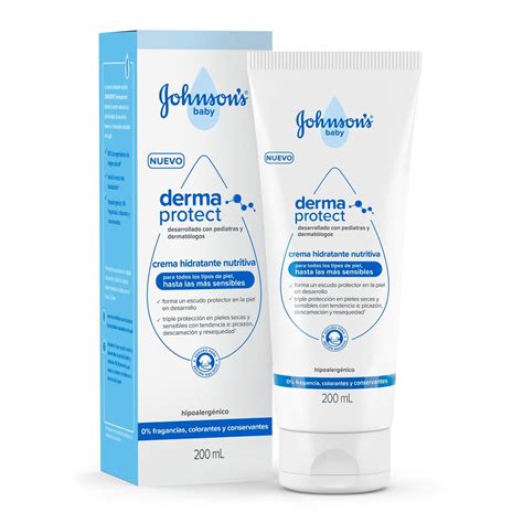 Johnson's Derma Protect - Crema Hidratante Nutritiva Johnson's Baby Derma Protect x 200 ml ...