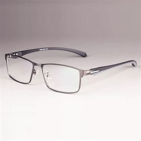 Men Titanium Alloy Eyeglasses Frame For Men Eyewear Flexible Temples