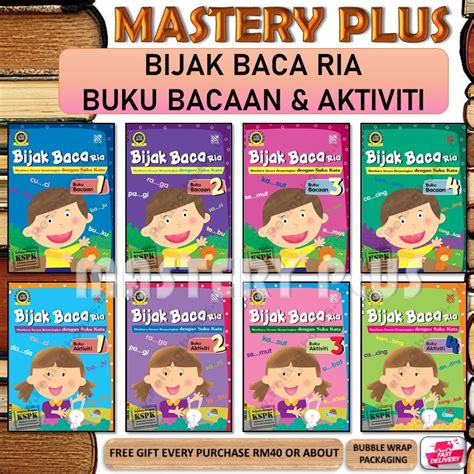 Bijak Baca Ria Buku Bacaan Aktiviti Dengan Suku Kata Prasekolah