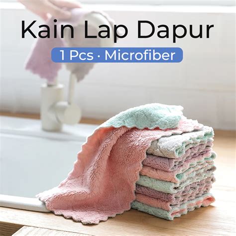 ETya Kain Lap Dapur Microfiber Cleaning Cloth W 201 Mix Color