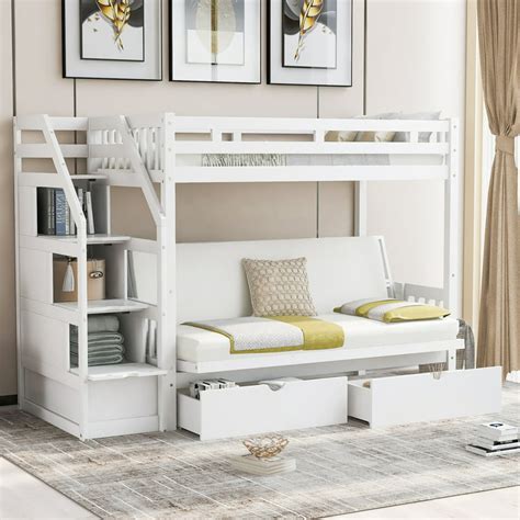 Bunk Bed With Desk And Sofa Underneath | Cabinets Matttroy