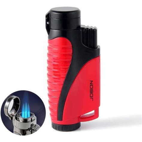 Turbo Chalumeau Briquet Coupe Vent Flame Jet Briquet Gaz Butane