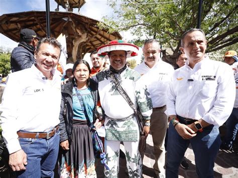 En Mezquitic Se Compromete Pablo Lemus Con Mujeres Y Hombres Wixaritari