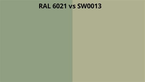 Ral 6021 Vs Sw0013 Ral Colour Chart Uk