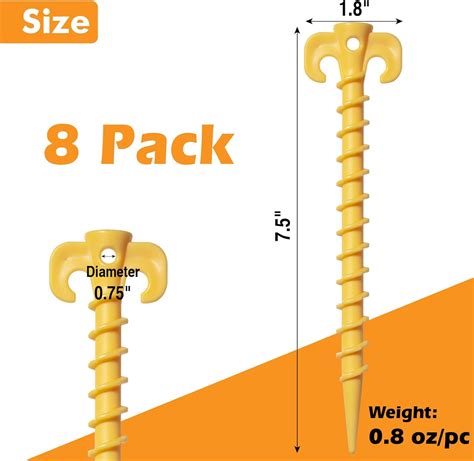 Paquete De Estacas Para Tienda De Campa A Estacas Para Inflables