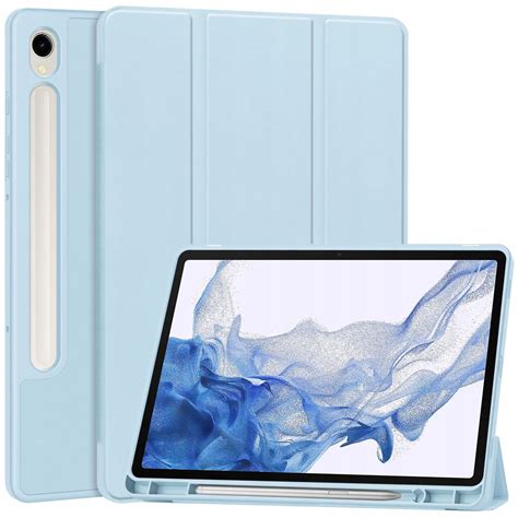 Etui Bizon Case Tab Lizard do Galaxy Tab S9 błękitne Bizon Sklep