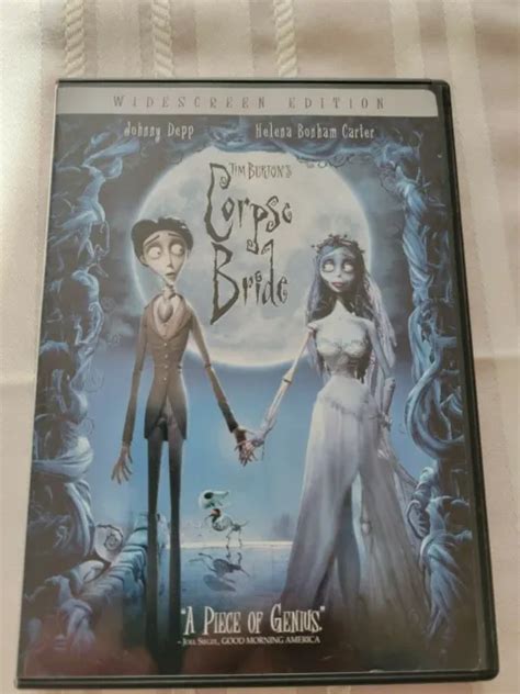 Tim Burtons Corpse Bride Dvd Widescreen Johnny Depp Animated