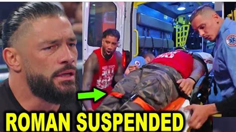 Roman Reigns Send Him Hospital To His Brother Jimmy Usos And Jay Usos