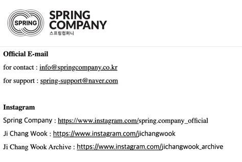 Ji Chang Wook France On Twitter Email Officiel Pour Nous Contacter