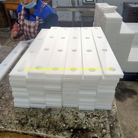 HDPE UHMWPE Plastic Wear Strip For Linear Chain Guides Rail China