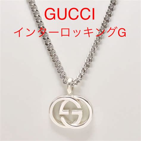 45％割引ブラック系売れ筋がひ新作！ Gucci グッチ ネックレス Gg Wg メンズ インターロッキングg 925 ネックレス