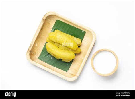 Thai Dessert Banana In Syrup Sweet Dessert In Thailand Preserved Lady Finger Bananas Or Golden