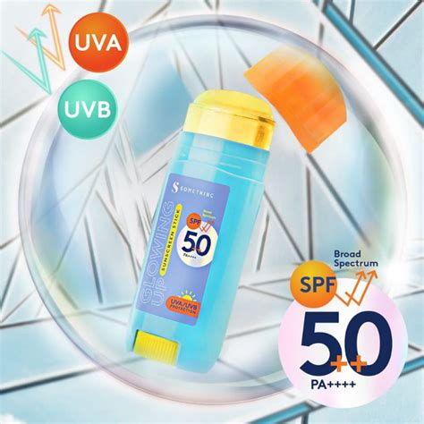 Jual Somethinc Glowing Up Sunscreen Stick Spf 50 PA Shopee Indonesia