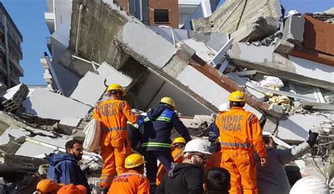 NDRF Teams Begin Rescue Relief Ops In Quake Hit Turkiye