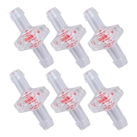 7mm Transparent 10 PCS Clapet Anti Retour Clapet Anti Retour