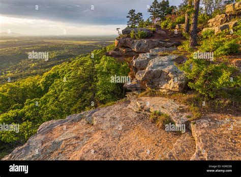 Petit Jean State Park Arkansas Overlook Above Cedar Creek And The