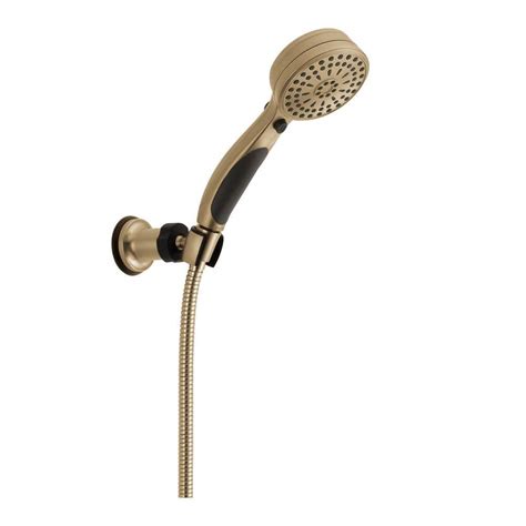 Delta Activtouch 9 Spray Patterns 250 Gpm 375 In Wall Mount Handheld Shower Head In Champagne