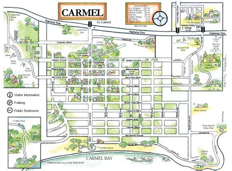 Map Of Carmel By The Sea - Pinellas County Elevation Map