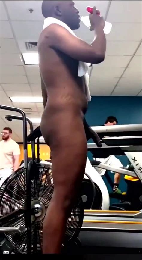 Locker Room Big Black Men At The Gym No Shame