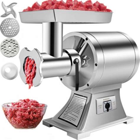 Vevor Commercial Lbs H Electric Meat Grinder W Sausage Stuffer