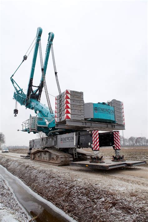 Wind Work For Huge Tele Crawler Cranes