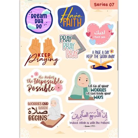 Islamic Quotes Sticker Kata Kata Hikmah Islam Motivational Quotes