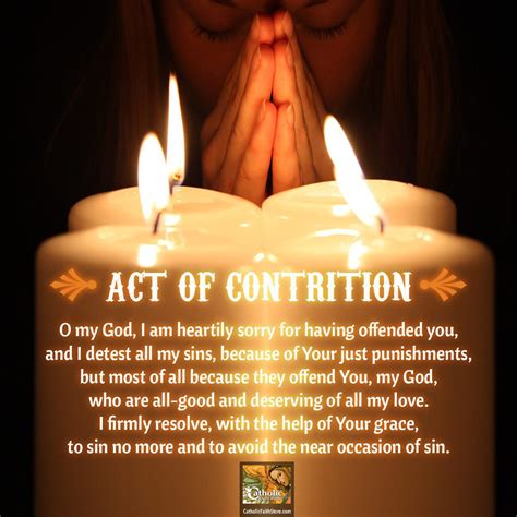 The Meaning of the Act of Contrition — Admitting We Messed Up