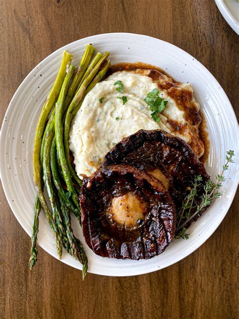 Pressed Portobello Mushroom Steaks — Sweet Greens Vegan