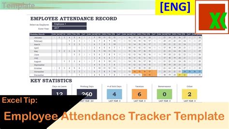 Employee Attendance Tracker Form | Example Calendar Printable